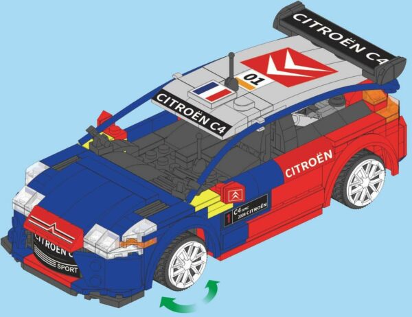 Citroën C4 WRC Rally Auto 2008 (329 Teile) – Bild 2