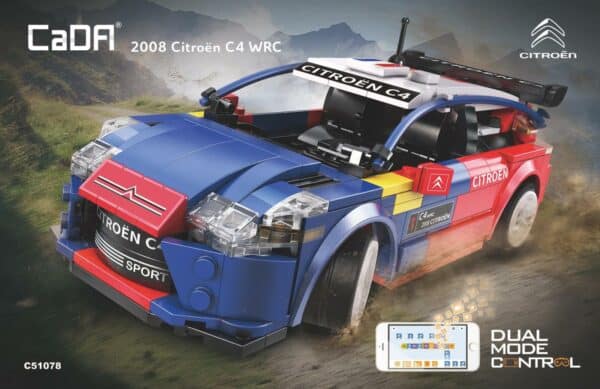 Citroën C4 WRC Rally Auto 2008 (329 Teile)