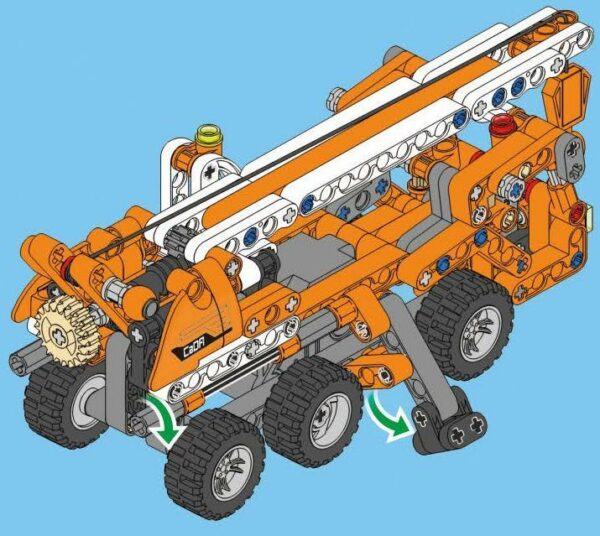 Kran LKW Pull Back (272 Teile) - Image 5