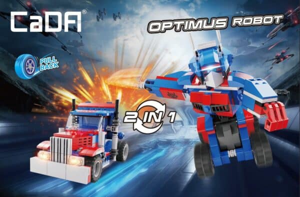 Optimus Robot 2in1 Pull Back (251 Teile) - Image 2