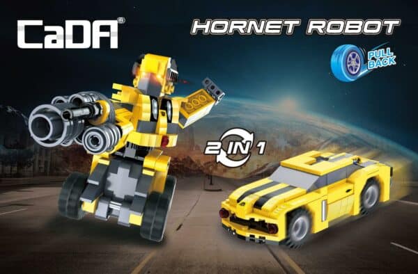 Hornet Roboter 2in1 Pull Back (267 Teile) - Image 2