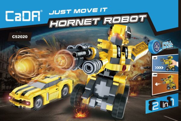 Hornet Roboter 2in1 Pull Back (267 Teile)