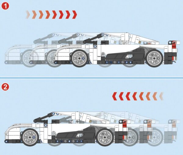 Apocalypse Sports Car Pullback (368 Teile) – Bild 3