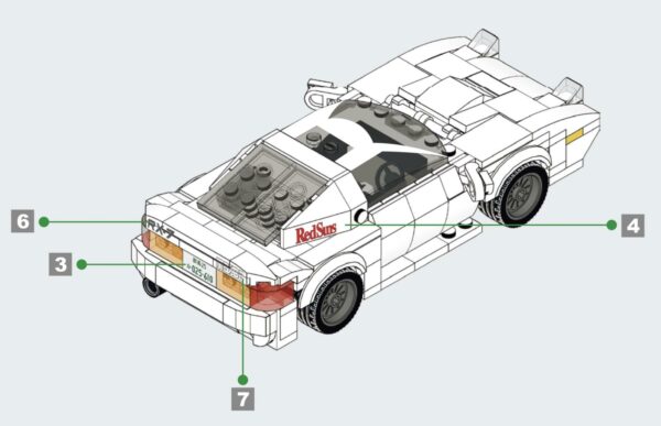 Initial-D Mazda FC35 RX-7 (282 Teile) - Image 4