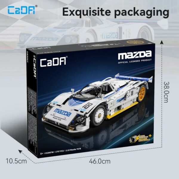 CaDA Mazda 787B (#18) 1/10 (1797 Teile) – Bild 6
