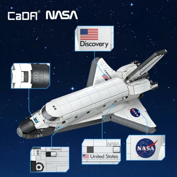 Cada NASA Space Shuttle Discovery 1/80 (1827 Teile) – Bild 4