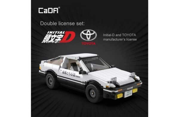 Initial-D Toyota AE86 Trueno (1324 Teile) (neue Version 2025) – Bild 5