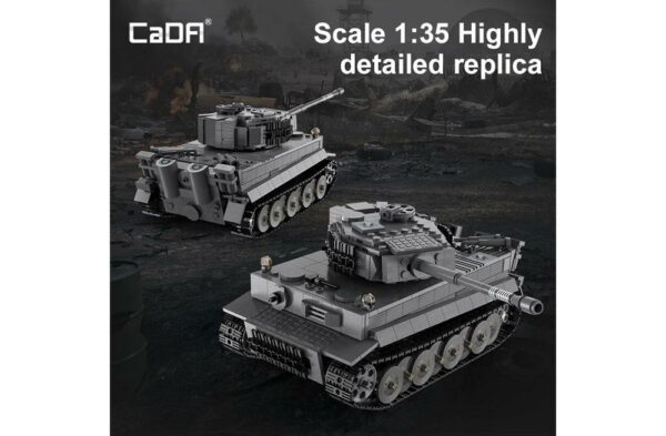 Tiger Tank (925 Teile) (neue Version 2025) C61071W – Bild 4