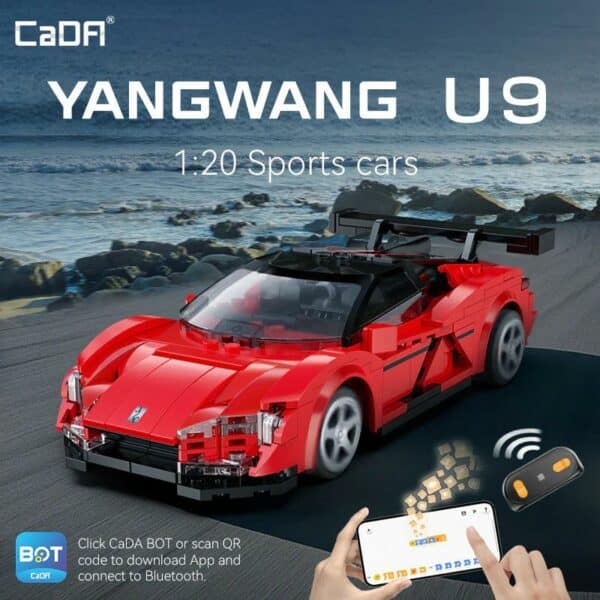CaDA YangWang U9 Supercar 1:20 (299 Teile) – Bild 8