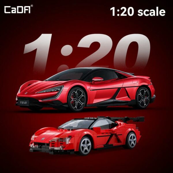 CaDA YangWang U9 Supercar 1:20 (299 Teile) – Bild 9
