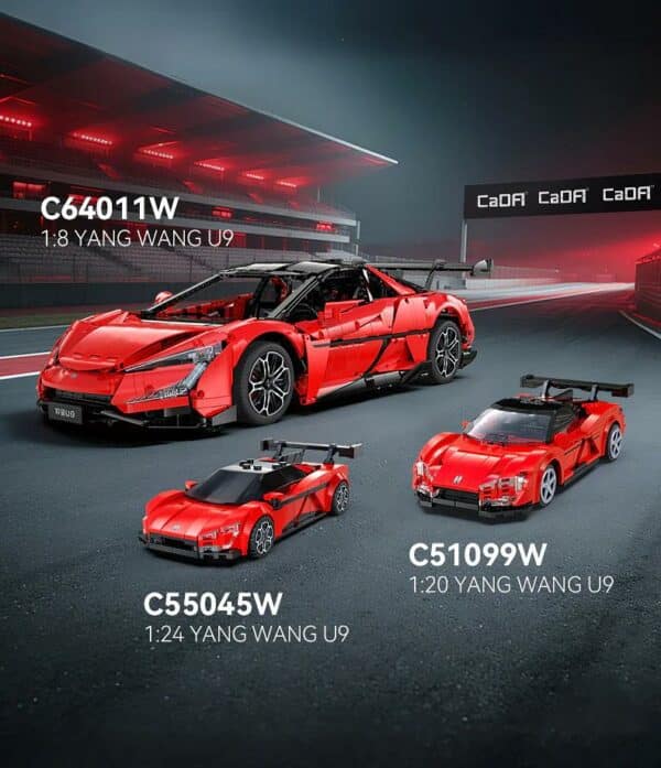 CaDA YangWang U9 Supercar 1:24 (291 Teile) C55045W – Bild 6