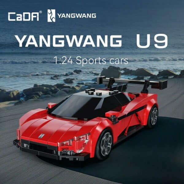 CaDA YangWang U9 Supercar 1:24 (291 Teile) C55045W – Bild 7