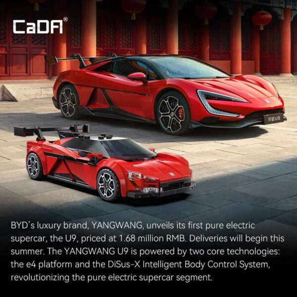CaDA YangWang U9 Supercar 1:24 (291 Teile) C55045W – Bild 9