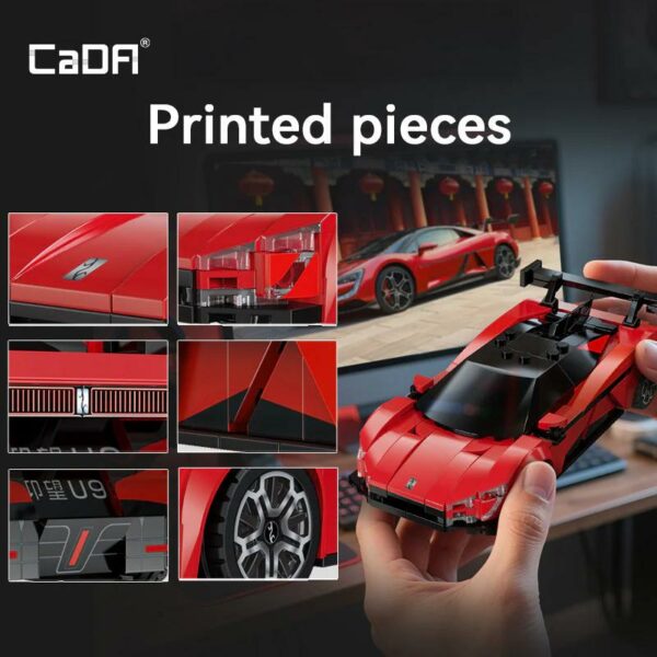 CaDA YangWang U9 Supercar 1:24 (291 Teile) C55045W – Bild 10