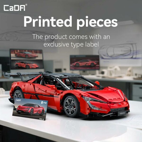 CaDA YangWang U9 Supercar 1:8 (3671 Teile) – Bild 12