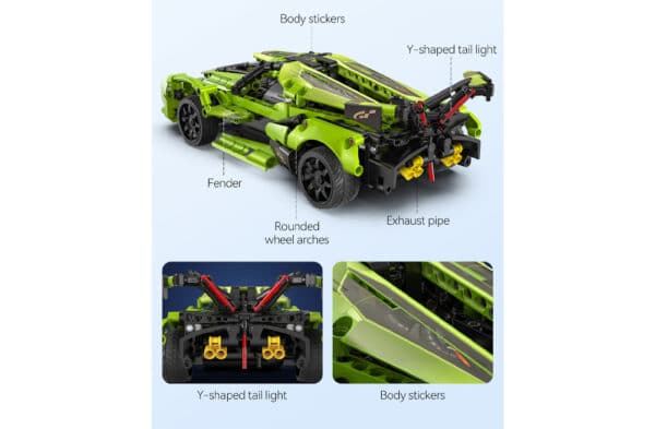 Blade Sports Car (432 Teile) – Bild 21