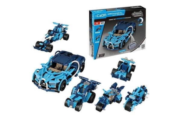 Blue Stunt Storm 6in1 Pull Back (509 Teile) (Special Deal) – Bild 5