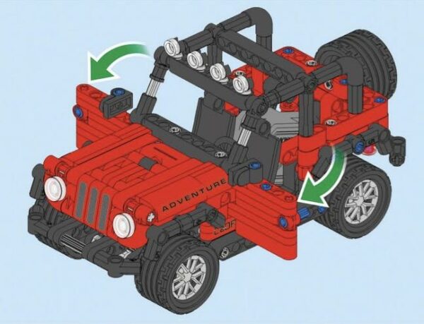 Adventure Off Roader Pullback (317 Teile) – Bild 3