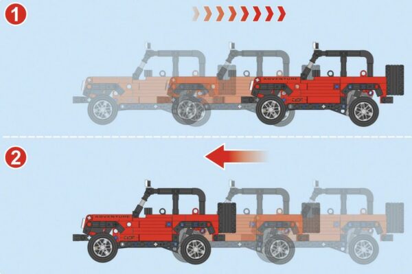 Adventure Off Roader Pullback (317 Teile) – Bild 4