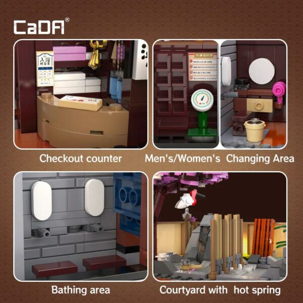 CaDA Japanisches Bad (1249 Teile) – Bild 3