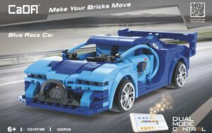 CaDA Blue Race Car 1/20 (325 Teile) (Special Deal) C51073W_B
