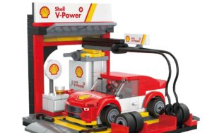 CaDA Shell Reifenwechsel Station (237 Teile) C66035W