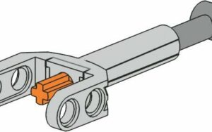 CaDA Bricks Technik Lenkstange mit Doppel-Gabelaufnahme CJH8070.01